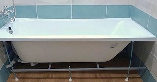 Установка акриловой ванны в Реутове - Профессиональный монтаж от СантехДомРтв от 4186 рублей.